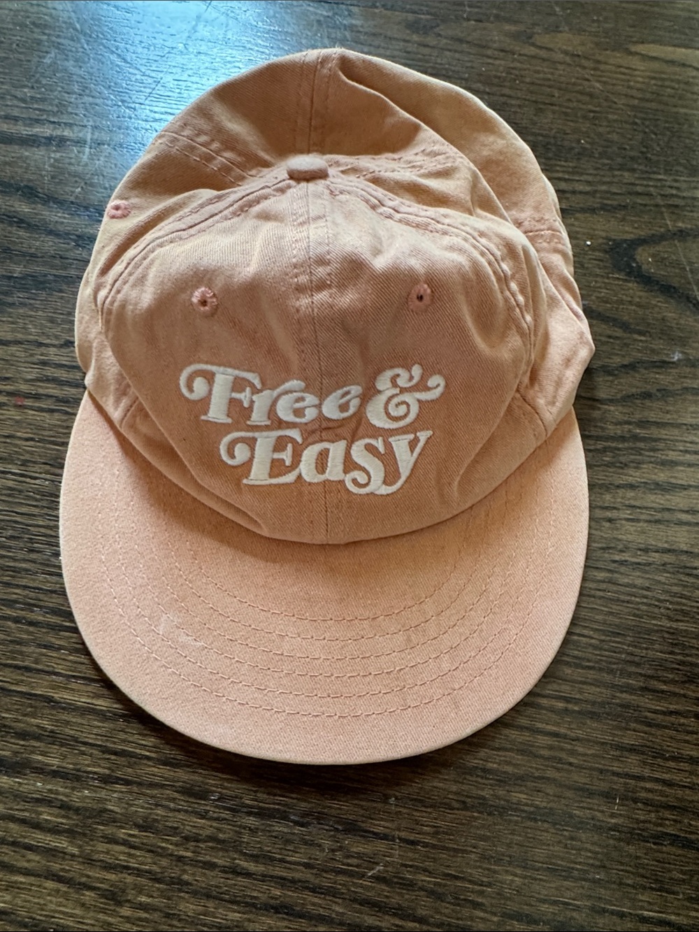 Free & Easy Peach Baseball Cap - Women Accessories